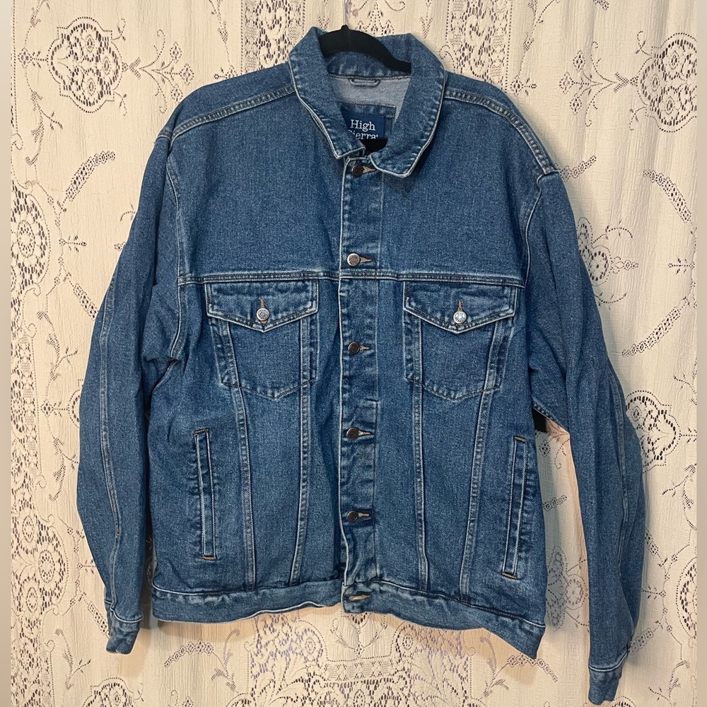 High sierra: heavy denim jacket